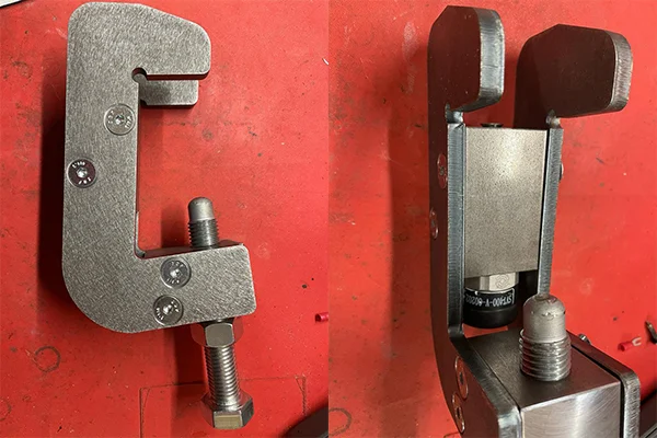 Single G-clamp and sensor