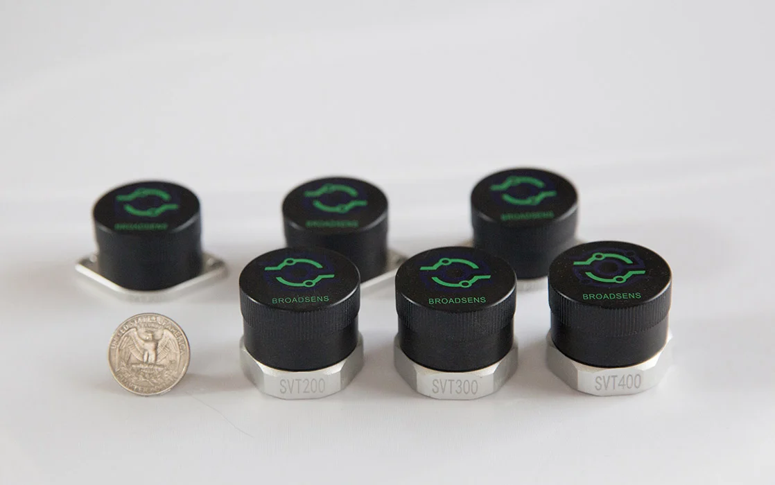 SVT temperature sensors relative size